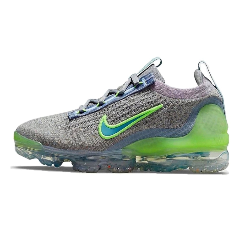 Nike Air vapormax 2021 Gray and Green Sneakers Womens 8.5